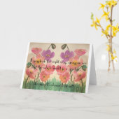 シークレットガーデングリーティングカード1 カード (黄色い花)