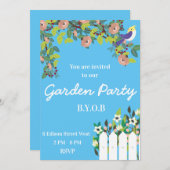 シークレットガーデンサマーパーティー 招待状 (正面/裏面)