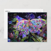 シークレットガーデンバタフライ ポストカード (正面/裏面)