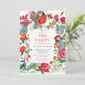 シークレットガーデンバラ&昆虫ベビーシャワー 招待状 (スタンド正面)