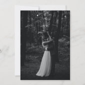 シークレットガーデンパープルフローラ鳥の写真結婚s サンキューカード (正面)