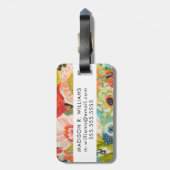 シークレットガーデンフローラIII ラゲッジタグ (裏面縦)