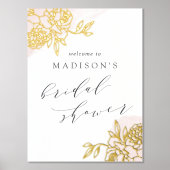 シークレットガーデンブライダルシャワーへようこそ 箔ポスター (正面)