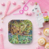 シークレットガーデンプレート ペーパープレート (パーティー)