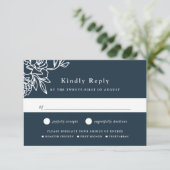 シークレットガーデンミール選択RSVPカード 出欠カード (スタンド正面)