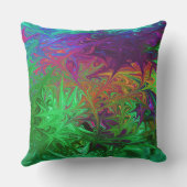 シークレットガーデンモダン抽象芸術枕 クッション (裏面)