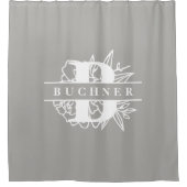 シークレットガーデンモノグラム シャワーカーテン (正面)