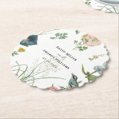 シークレットガーデンワイルドフラワーフレーム ペーパーコースター (アングル)