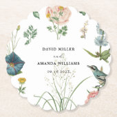 シークレットガーデンワイルドフラワーフレーム ペーパーコースター (正面)