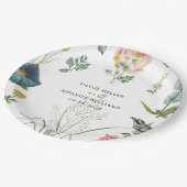 シークレットガーデンワイルドフラワーフレーム ペーパープレート (アングル)