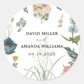 シークレットガーデンワイルドフラワーフレーム ラウンドシール (正面)