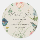 シークレットガーデンワイルドフラワーフレーム ラウンドシール (正面)