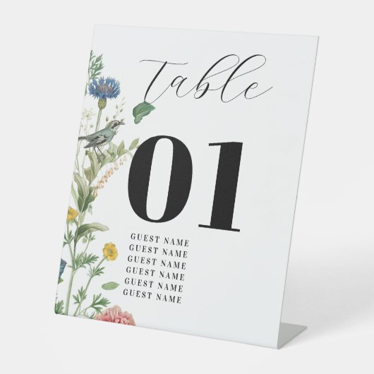 シークレットガーデンワイルドフラワーフレーム 台座サイン (正面)