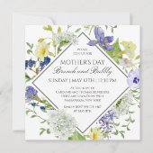 シークレットガーデンワイルドフラワーマザーズデイブランチ 招待状 (正面)