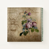 シークレットガーデンヴィンテージバラガーデナーズジャーナル ノートブック (裏面)