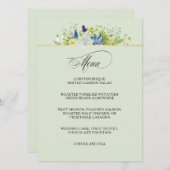 シークレットガーデン素朴ワイルドフラワーメニュー メニュー (正面/裏面)