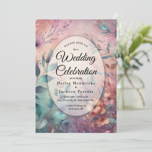 シークレットガーデン結婚イン夕べ 招待状 (スタンド正面)