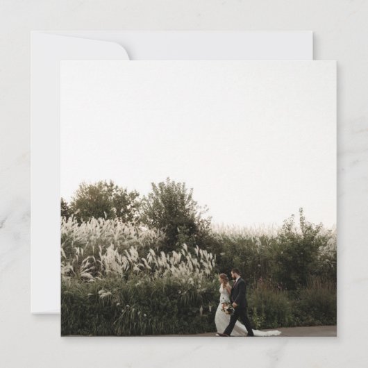 シークレットガーデン赤面フローラスクエア写真ありがとう サンキューカード (正面)