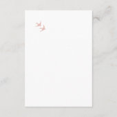 シークレットガーデン赤面ラヴ結婚バード詳細 エンクロージャーカード (裏面)