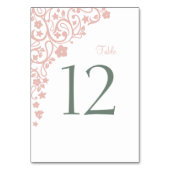 シークレットガーデン赤面結婚フローラのテーブル番号 テーブルナンバー (正面)