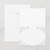 シークレットガーデン ウェディング 折り畳み式エスコートカード 招待状 (正面/裏面)