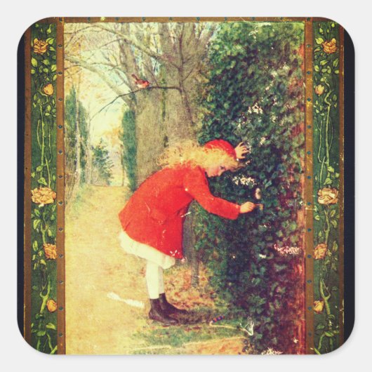 シークレットガーデン | スクエアシール (正面)