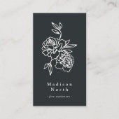 シークレットガーデン |フローラ縦型ソーシャルメディア 名刺 (正面)