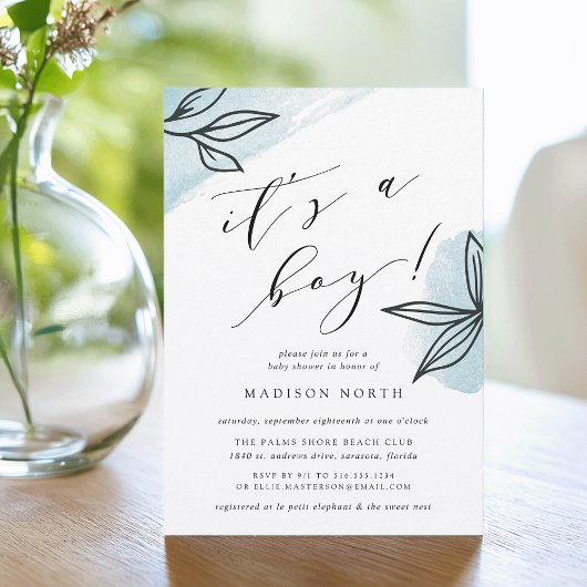 シークレットガーデン ベビーシャワー 招待状