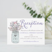 シークレットガーデン メイソンジャー 受付カード ライラック エンクロージャーカード (スタンド正面)