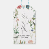 シークレットガーデン ワイルドフラワーズ フレーム サンクスカード ギフトタグ (裏面)