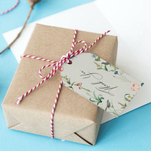 シークレットガーデン ワイルドフラワーズ フレーム サンクスカード ギフトタグ