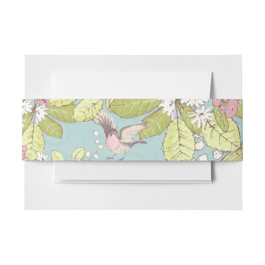 シークレットガーデン 招待状ベリーバンド (正面例)