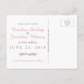 シークレットガーデンMason Jar日付はがきを保存 案内ポストカード (裏面)