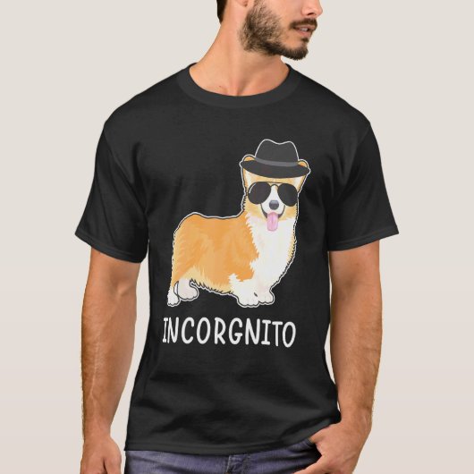 シークレットコーギー犬 Tシャツ (正面)