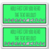 シークレットコードシール シール (正面)