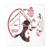 シークレットサンタの贈り物 - 繁栄と富 ノートパッド (正面)