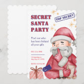 シークレットサンタへの招待, クリスマスの招待状 招待状 (正面/裏面)