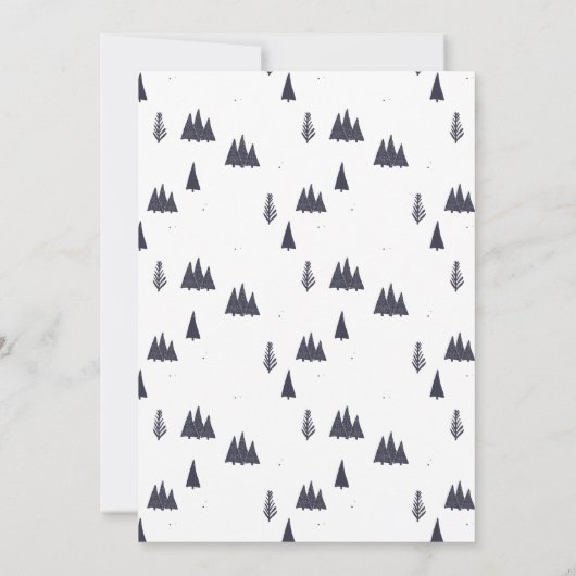 シークレットサンタウィンターリースギフト交換パーティー 招待状 (裏面)