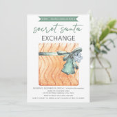 シークレットサンタウォーターカラークリスマスパーティー 招待状 (スタンド正面)