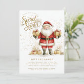 シークレットサンタギフト交換クリスマスパーティー 招待状 (スタンド正面)