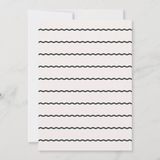 シークレットサンタギフト交換レトロピンクサンタクロース 招待状 (裏面)