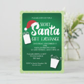 シークレットサンタギフト交換招待状 招待状 (スタンド正面)