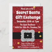 シークレットサンタギフト交換招待状 招待状 (正面)
