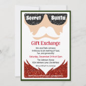 シークレットサンタギフト交換招待状 招待状 (正面)