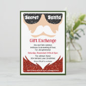 シークレットサンタギフト交換招待状 招待状 (スタンド正面)
