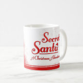 シークレットサンタクリスマスフィルム/ホワイトエレファント/デコール/ホリダ コーヒーマグカップ (正面右)