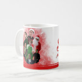 シークレットサンタクリスマスフィルム/ホワイトエレファント/デコール/ホリダ コーヒーマグカップ (正面左)