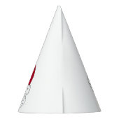 シークレットサンタクロースHo Ho Redクリスマスホリデー パーティーハット (裏面)