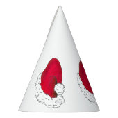 シークレットサンタクロースHo Ho Redクリスマスホリデー パーティーハット (左)