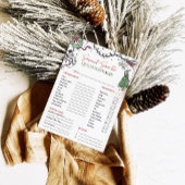 シークレットサンタコワーカーギフト交換カード 招待状